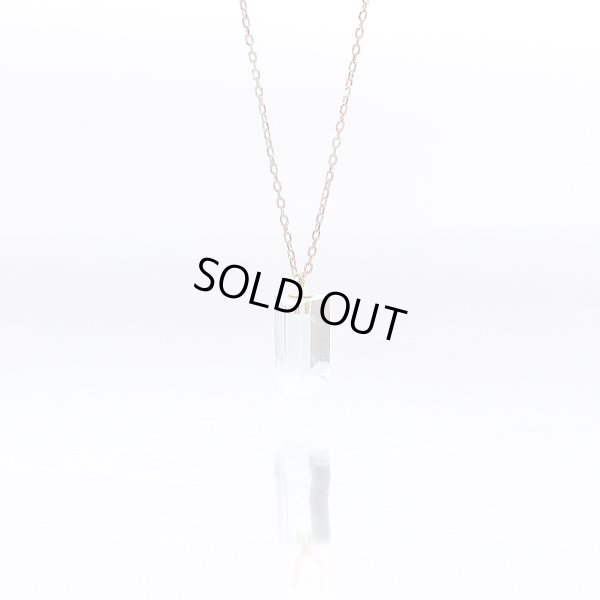 画像3: 【晶】アクアマリン（原石）ネックレスチャーム K18YG（イエローゴールド） No.4