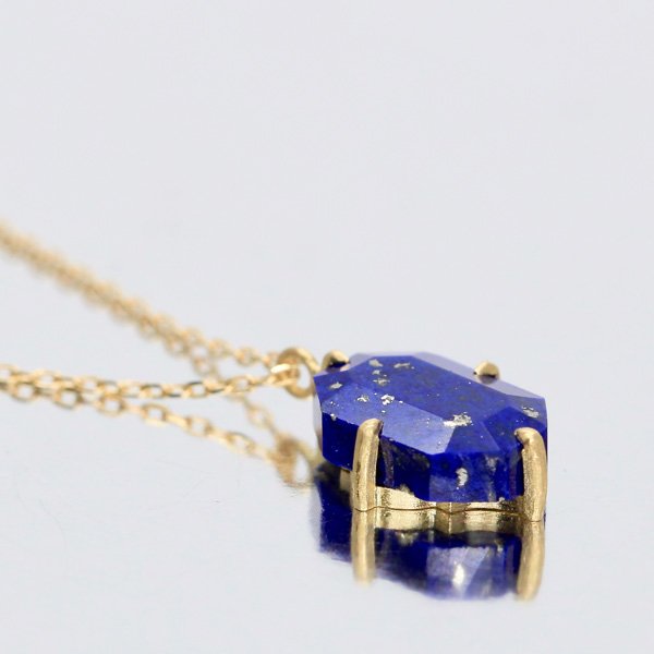 画像11: 【ゼリージュ】ラピスラズリ ネックレスチャーム K18YG（イエローゴールド）
