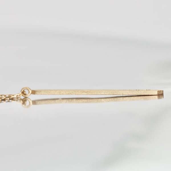 画像4: 【クリスタル】クリスタルバー ネックレスチャーム K18YG