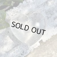 【HOME】ハートシェイプ・パームストーン L （アイリスクォーツ） No.004　※一部欠け有り