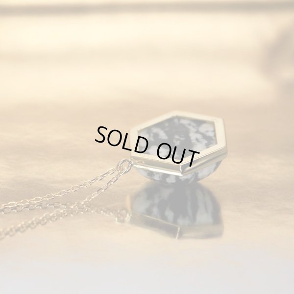 画像4: 【ダルメシアン】ダルメシアンジャスパー・ヘキサゴンネックレスチャーム K18YG（イエローゴールド）