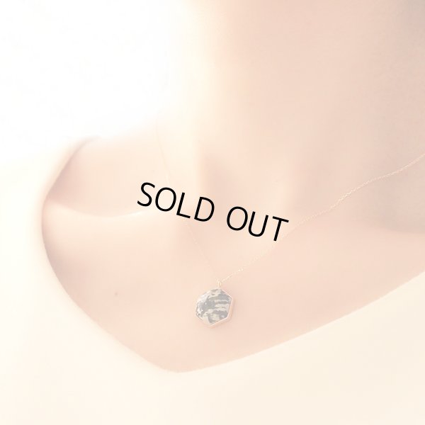 画像5: 【ダルメシアン】ダルメシアンジャスパー・ヘキサゴンネックレスチャーム K18YG（イエローゴールド）