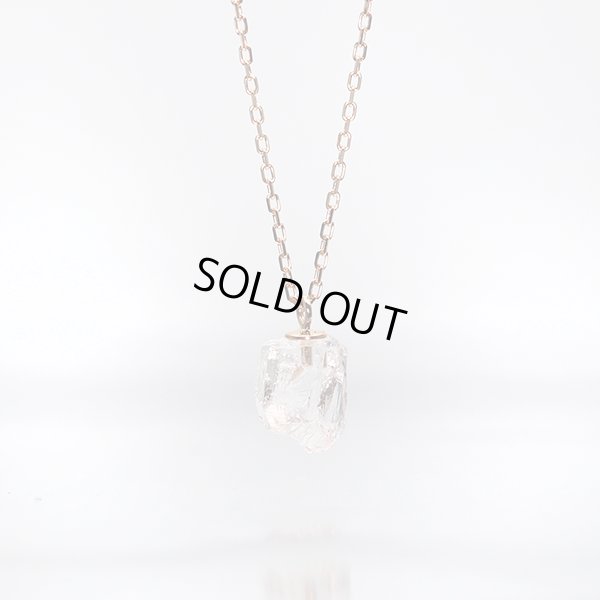 画像6: 【晶】インペリアルトパーズ（原石）ネックレスチャーム K18RPG（ピンクゴールド） No.1