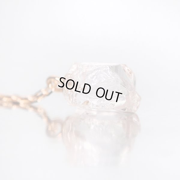 画像3: 【晶】インペリアルトパーズ（原石）ネックレスチャーム K18RPG（ピンクゴールド） No.1